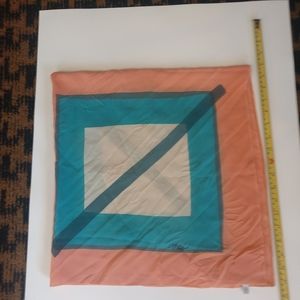 Moss Silk Tapestry/Scarf 34" x 34" Handmade In USA